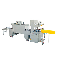 LB-600A-LC-1500 Fully Automatic Group Packaging Sealer With Counting And Forming Shrink Tunnel